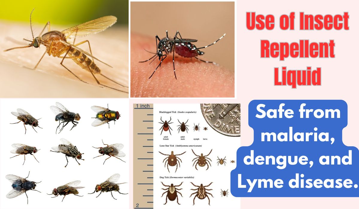 Use of Insect Repellent Liquid (कीट विकर्षक तरल पदार्थ को प्रयोग)