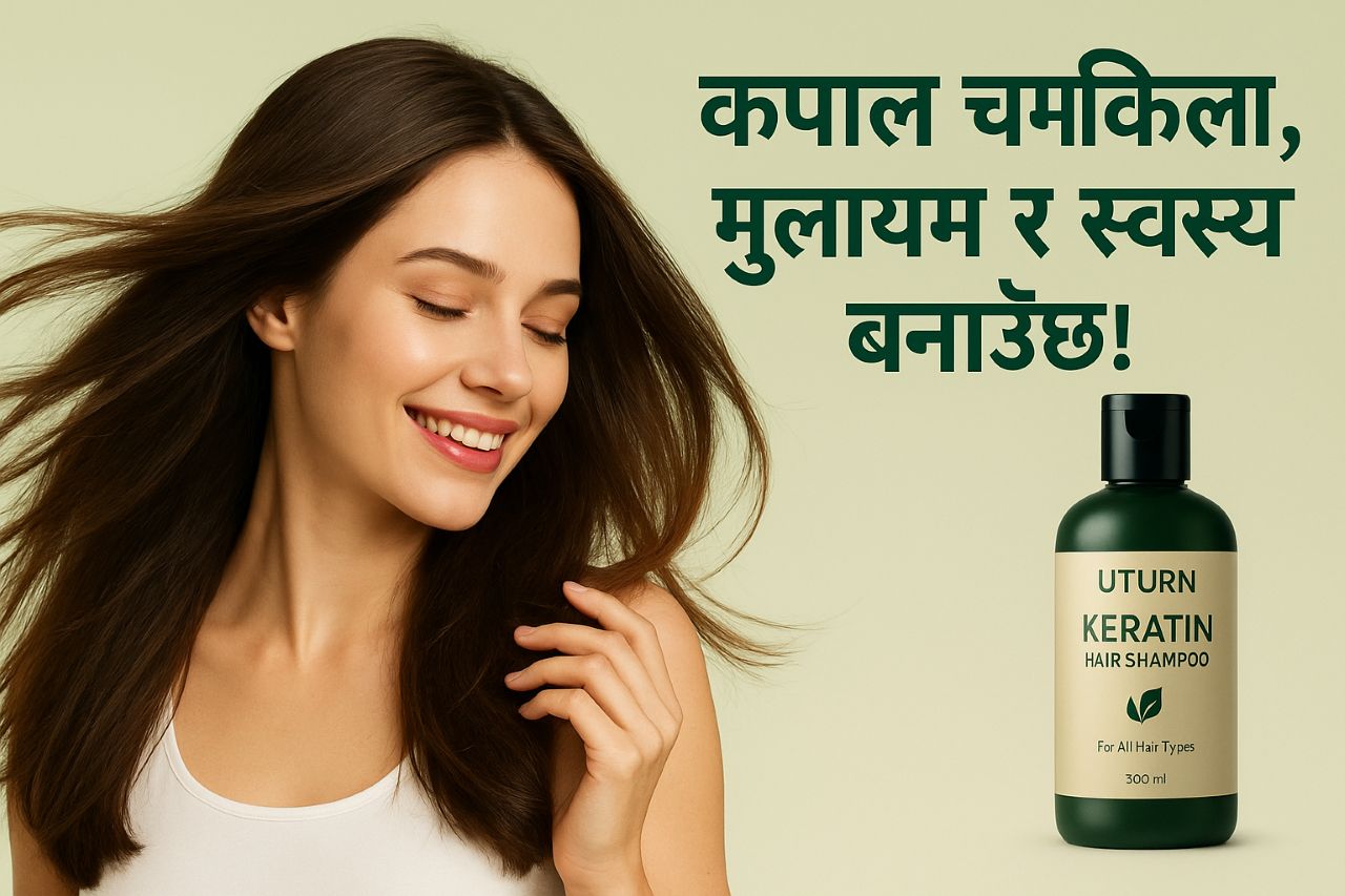 Keratin Hair Shampoo Uturn केराटिन हेयर श्याम्पु