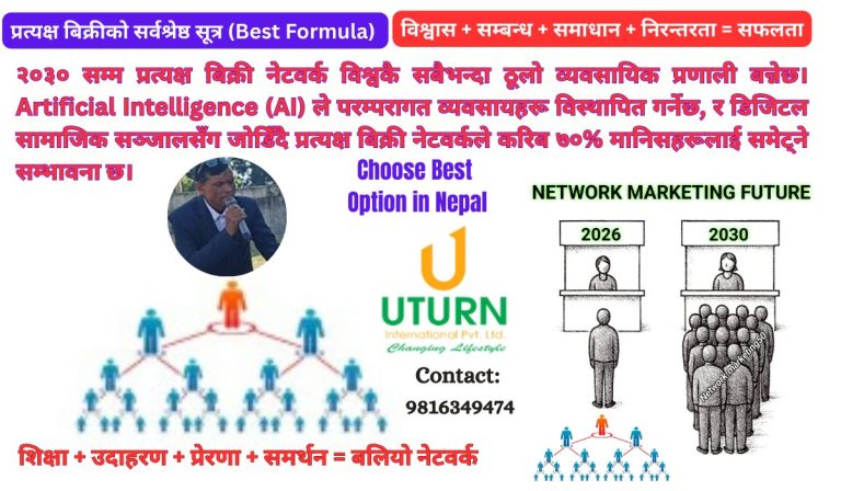 प्रत्यक्ष बिक्रीको सर्वश्रेष्ठ सूत्र: विश्वास + सम्बन्ध + समाधान + निरन्तरता = सफलता